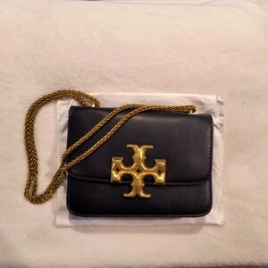Tory Burch Black Leather Crossbody Bag